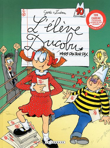 L'ELÈVE DUCOBU - TOME 10 - MISS DIX SUR DIX + LIVRE JEUX B