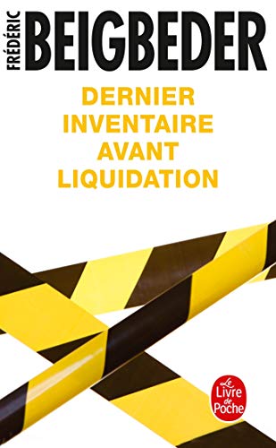 DERNIER INVENTAIRE AVANT LIQUIDATION