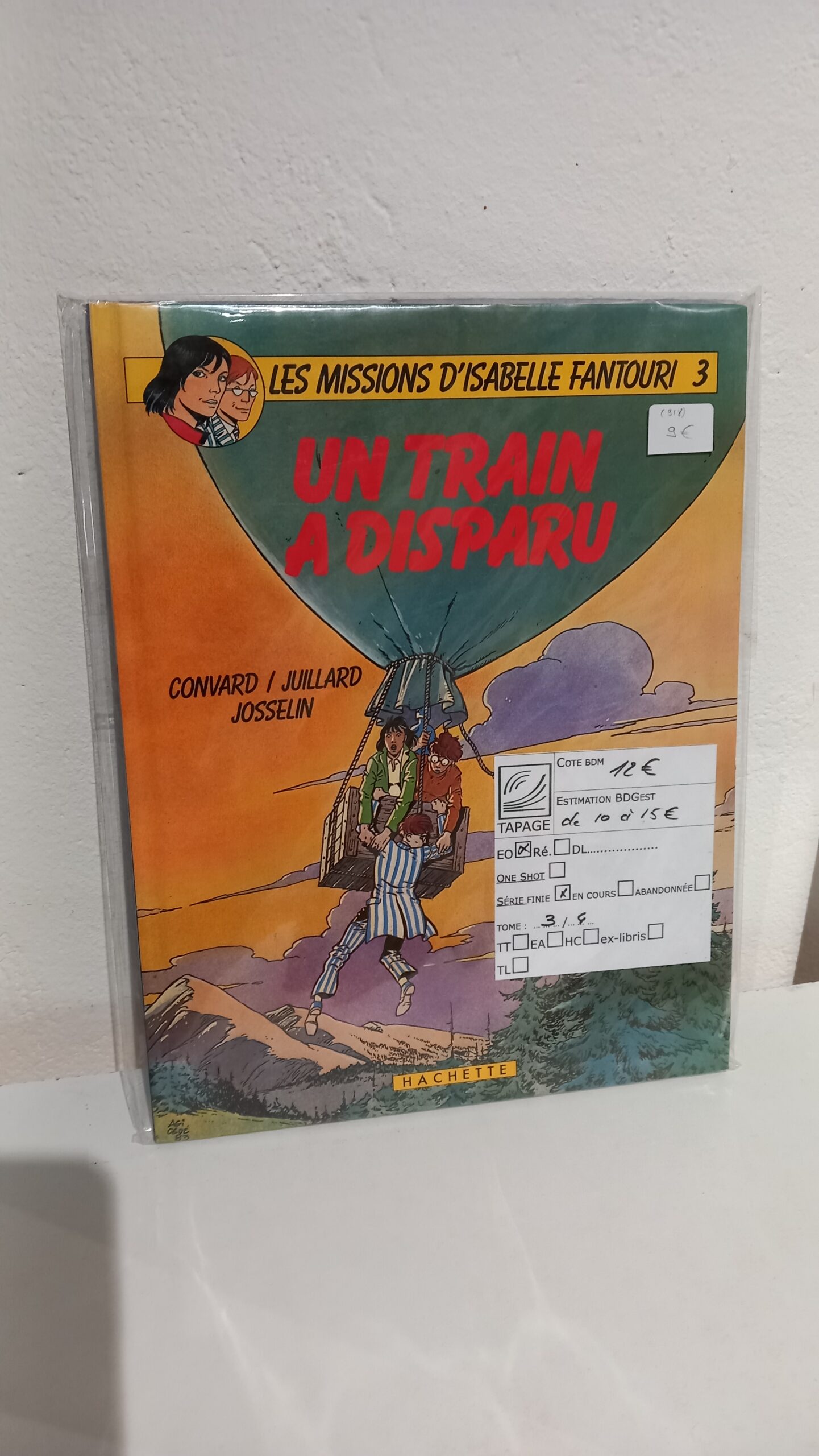 UN TRAIN A DISPARU - LES MISSIONS D'ISABELLE FANTOURI TOME 3