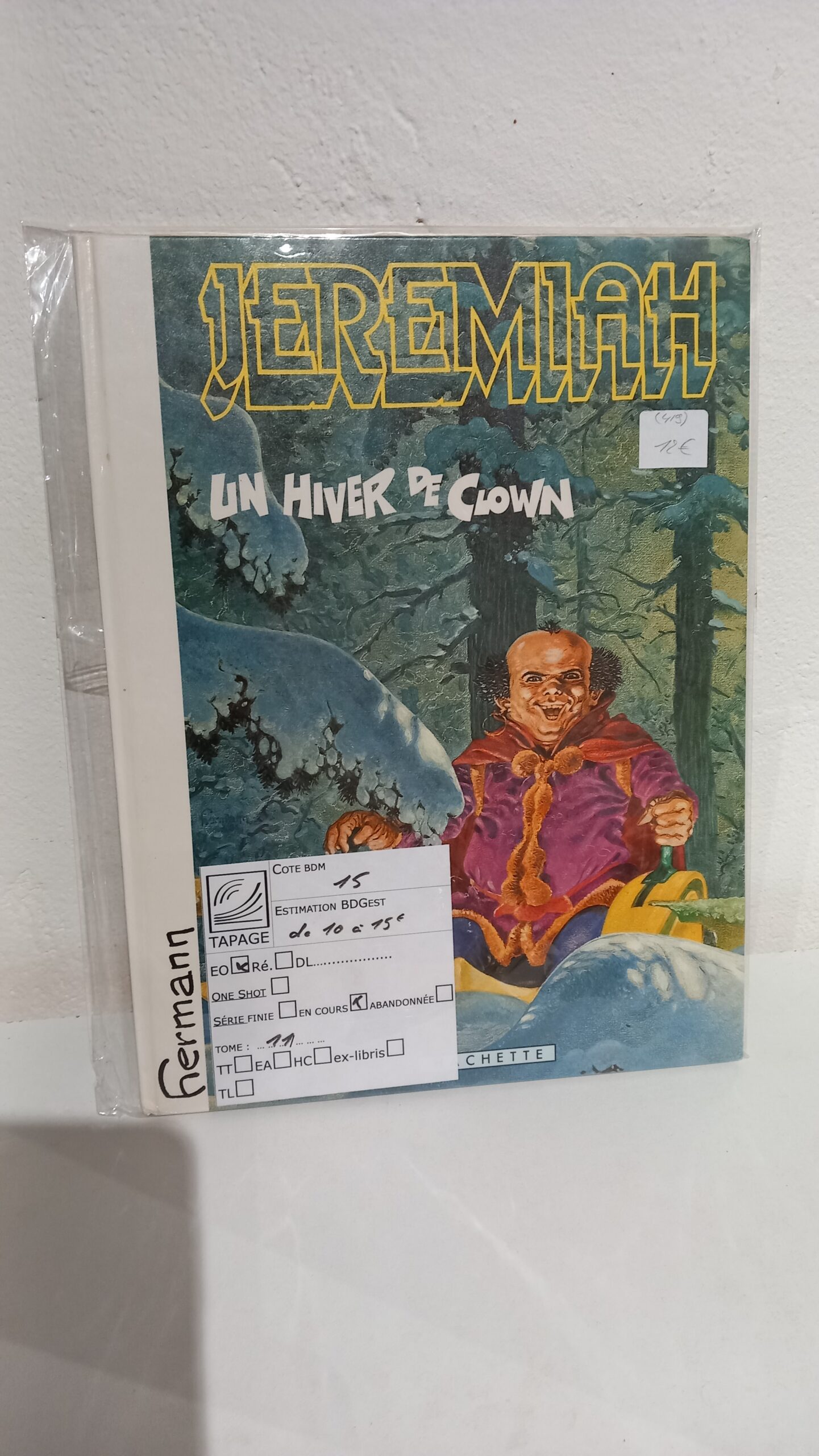 UN HIVER DE CLOWN - JEREMIAH TOME 9