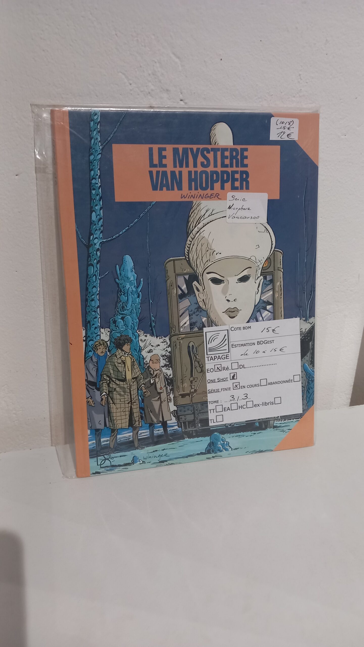 LE MYSTÈRE VAN HOPPER - NICÉPHORE VAUCANSON TOME 3