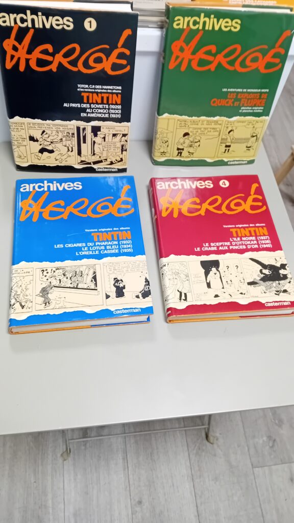 ARCHIVES HERGÉ – INTÉGRALE EN 4 TOMES