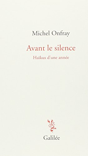 AVANT LE SILENCE