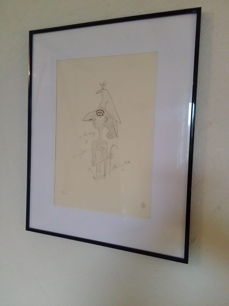 Lithographie JEAN COCTEAU "Nez de Cléopâtre"